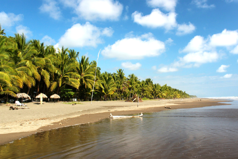 Family-friendly beach in Costa Rica