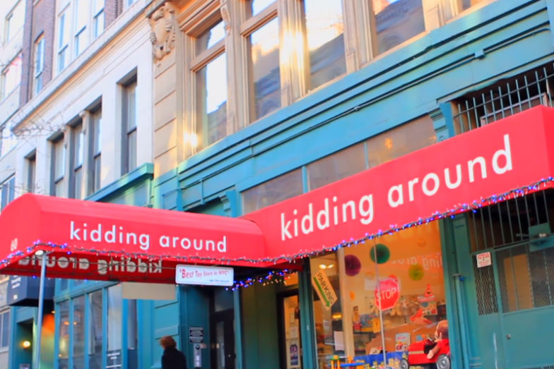 While in the big city, visit kidding around for unique toys for all ages. 