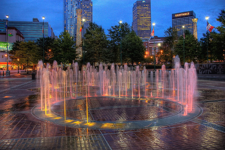 Fountains at the Centennial Park