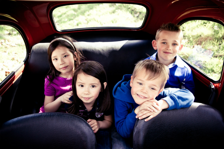 On the road with kids