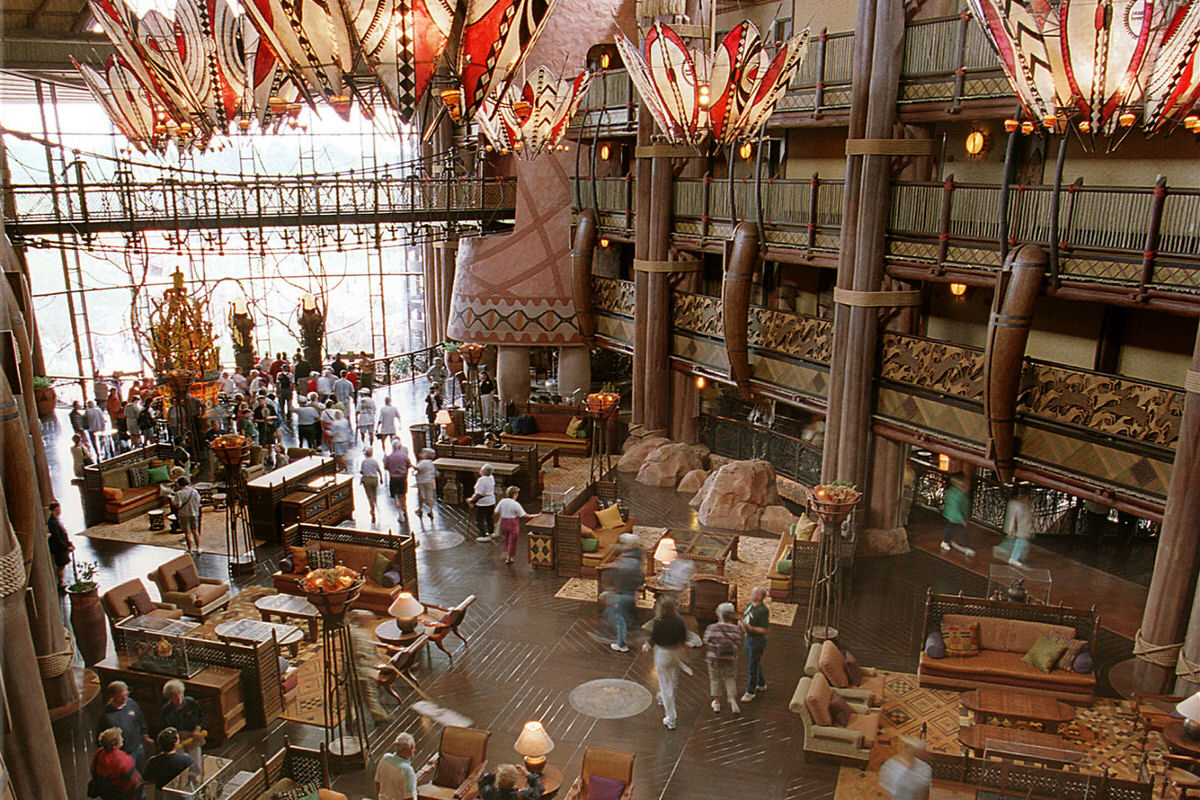 Lobby at Disney's Animal Kingdom Lodge