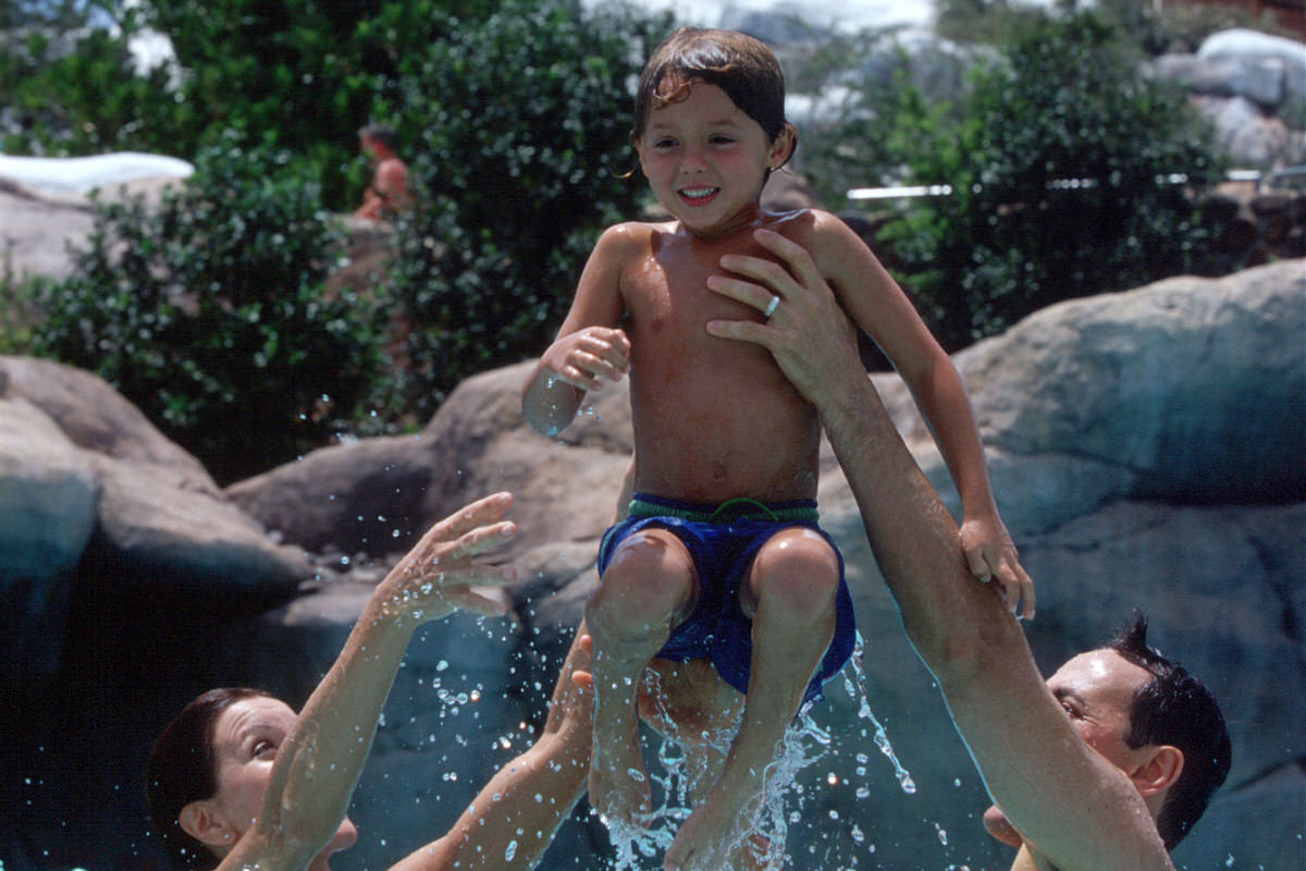 Family at Disney's Typhoon Lagoon