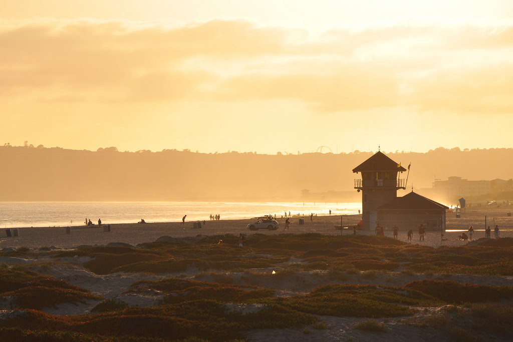 Sunset at Coronado Beach