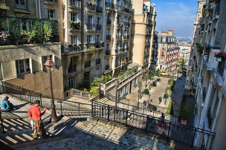 Steps in Montmartre 