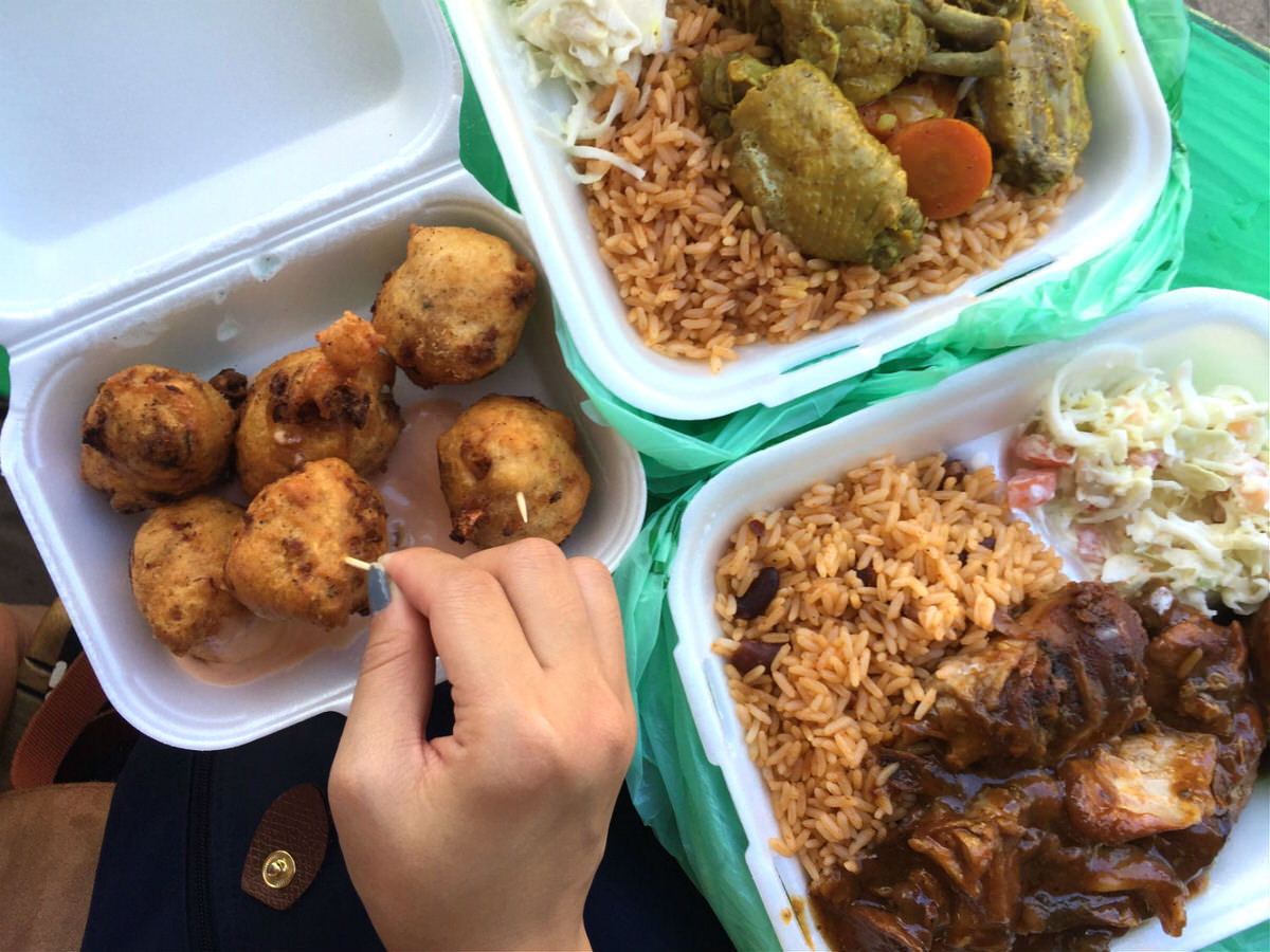 Conch Fritters in the Bahamas