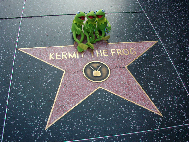 Kermit star on the Hollywood Walk of Fame