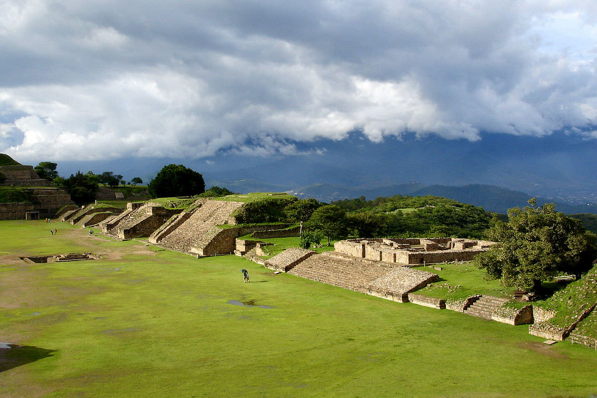 Monte Alban in Oaxaca, Mexico