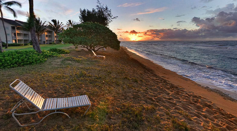 Aston Islander on the Beach