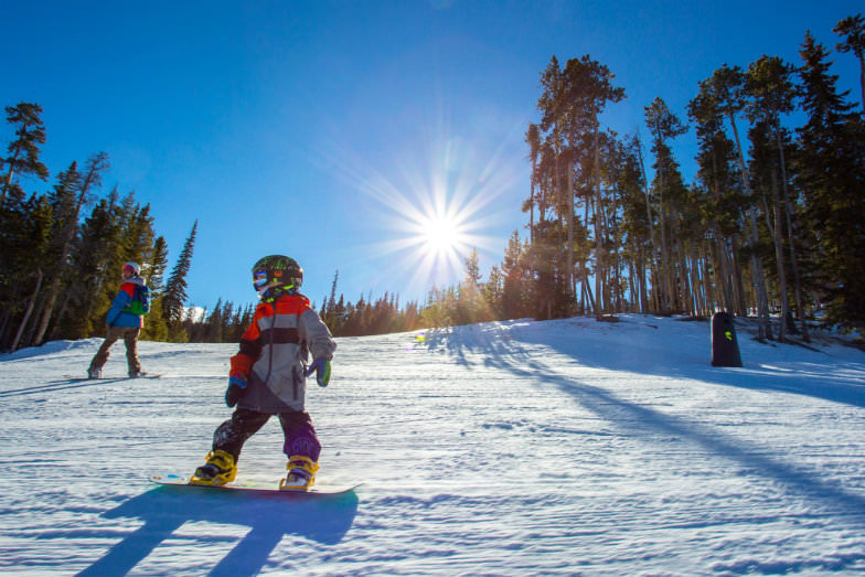 Snowboarding at Keystone Resort