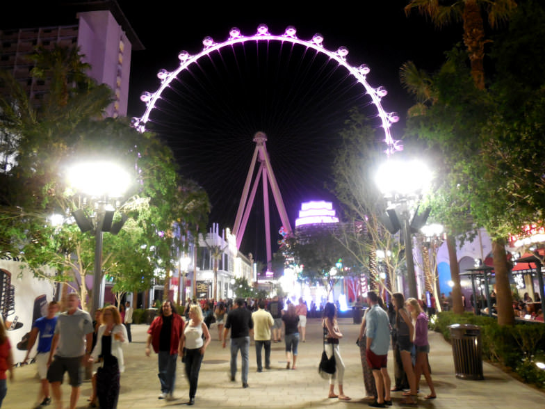 The High Roller Observation Wheel on the Vegas Strip