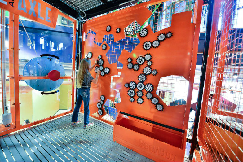 Solve puzzles at the Discovery Children's Museum