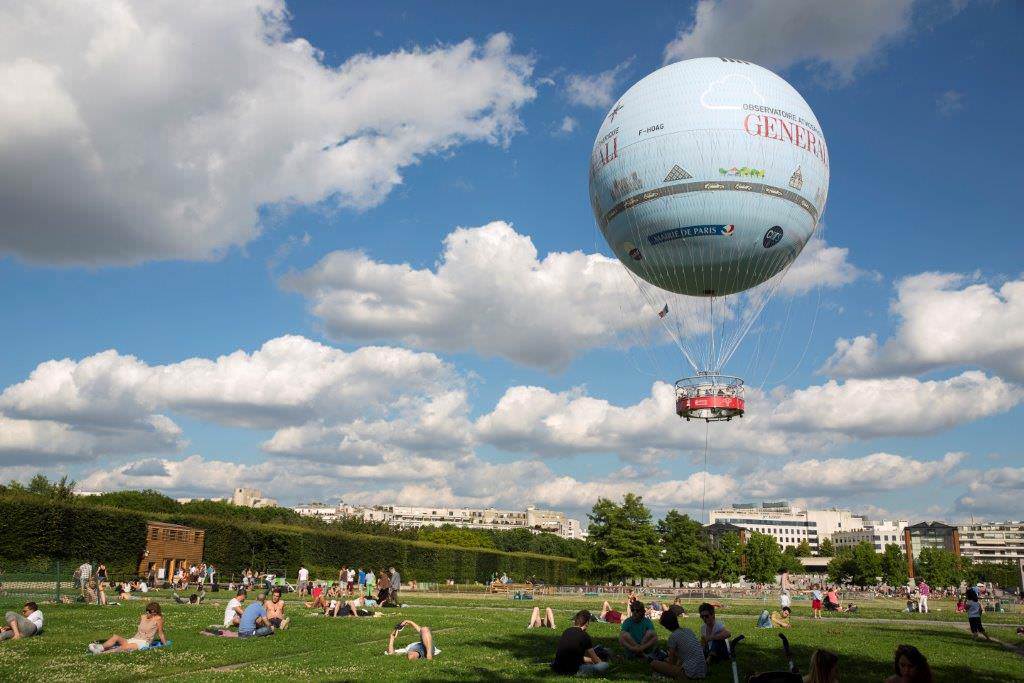 Get a spectacular panoramic view of Paris aboard Ballon de Paris