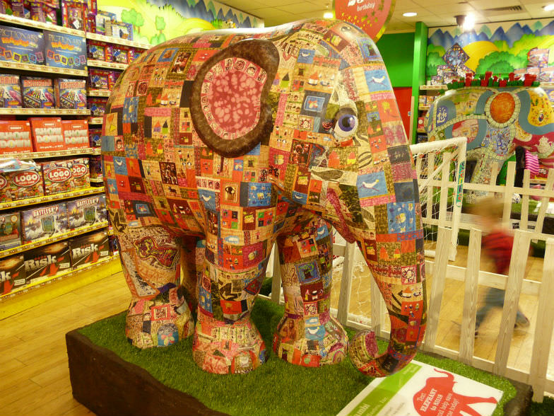 Inside Hamley's Toy Store