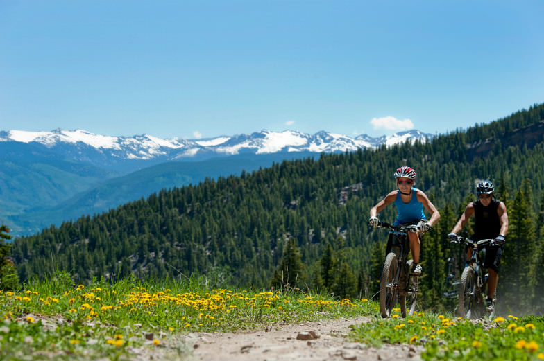 Biking is one of the many summer activities in Snowmass.