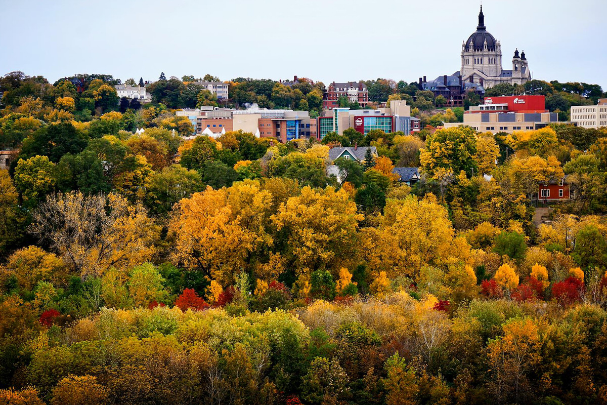 Saint Paul in the fall