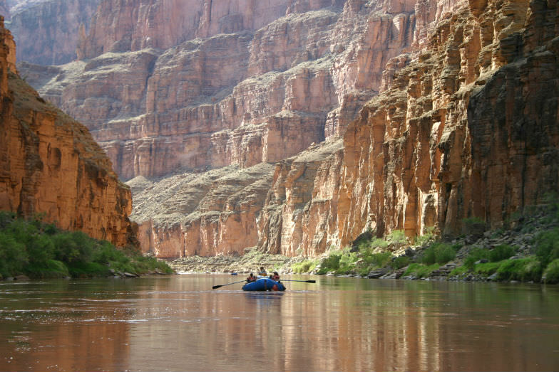 Colorado River boating in the Grand Canyon National Park