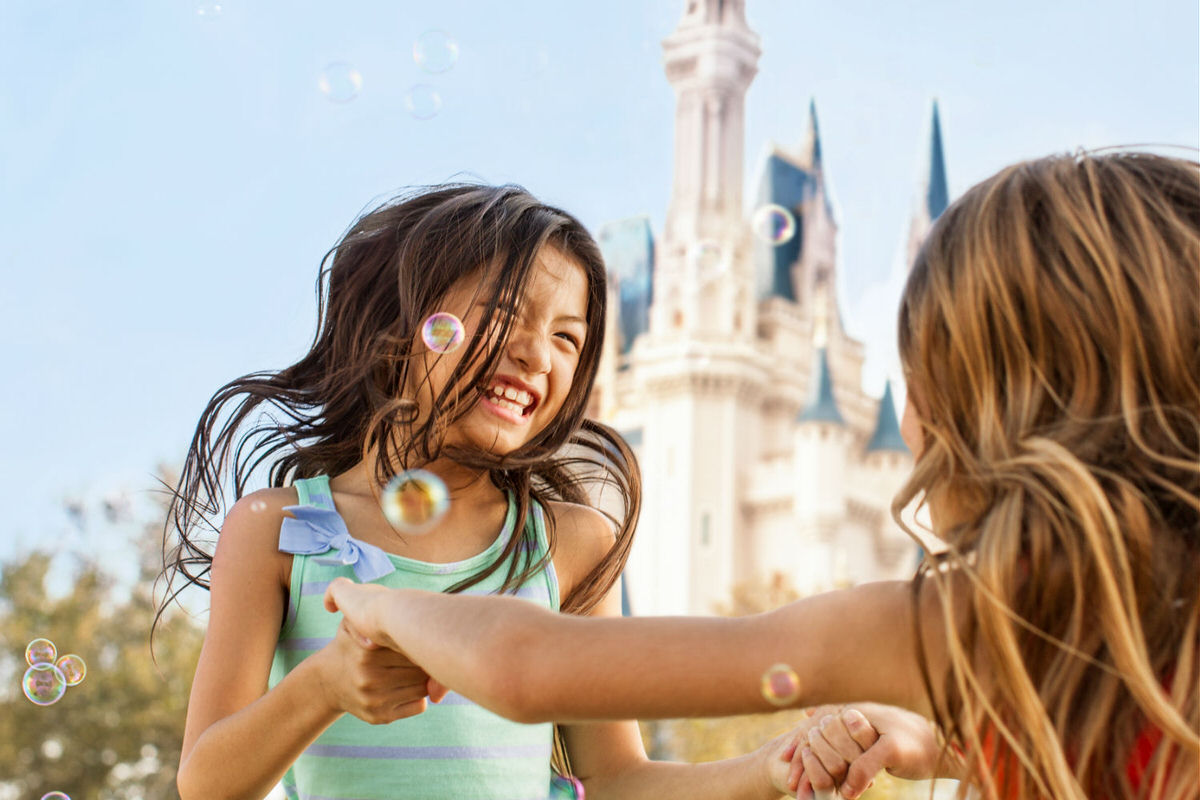 Little girl at Magic Kingdom