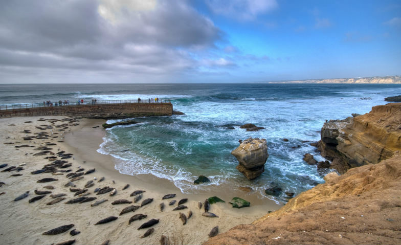 La Jolla shores in San Diego