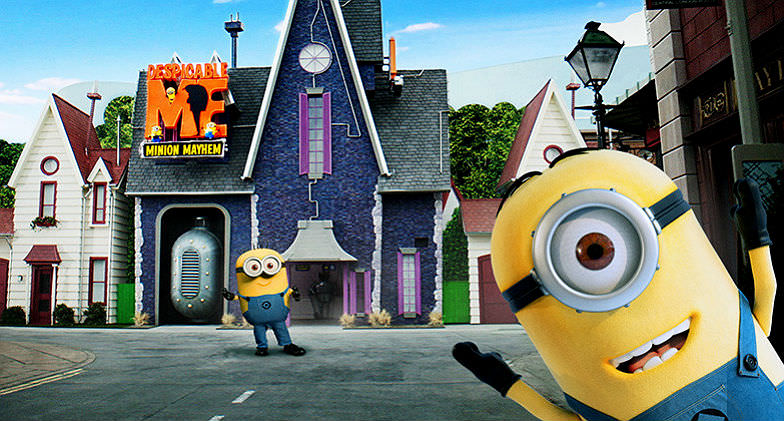 Minions Mayhem at Studio tour at Universal Studios