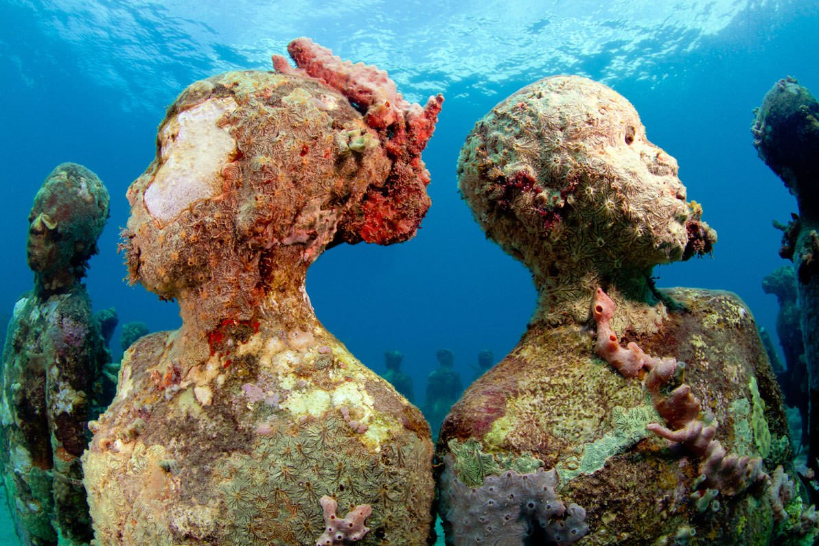 Underwater Sculpture Park in Grenada
