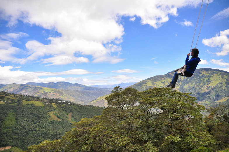 Swing at the End of the World in Ecuador