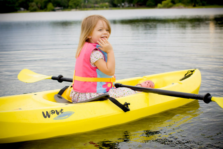 Kids love kayaking