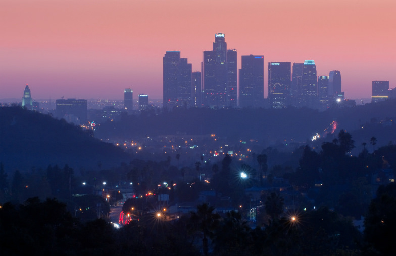 Los Angeles at dusk