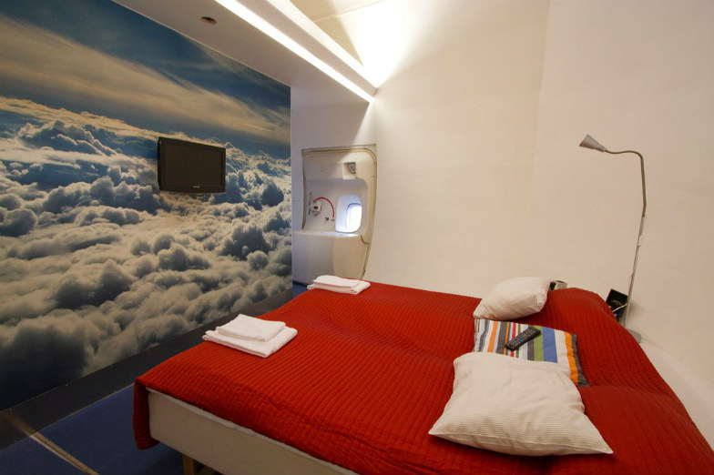 Experience how it's like to sleep comfortably in an airplane.