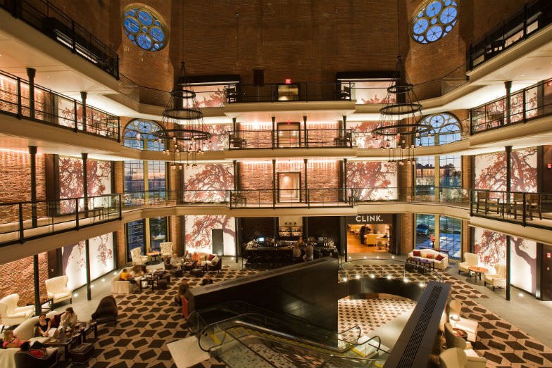 Sleep in a posh converted-jail hotel in Boston.