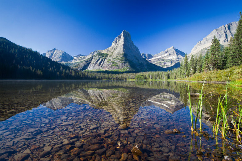 View from Campground at Glacier National Park