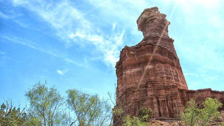 Rock formation at Palo Duro Canyon State Park