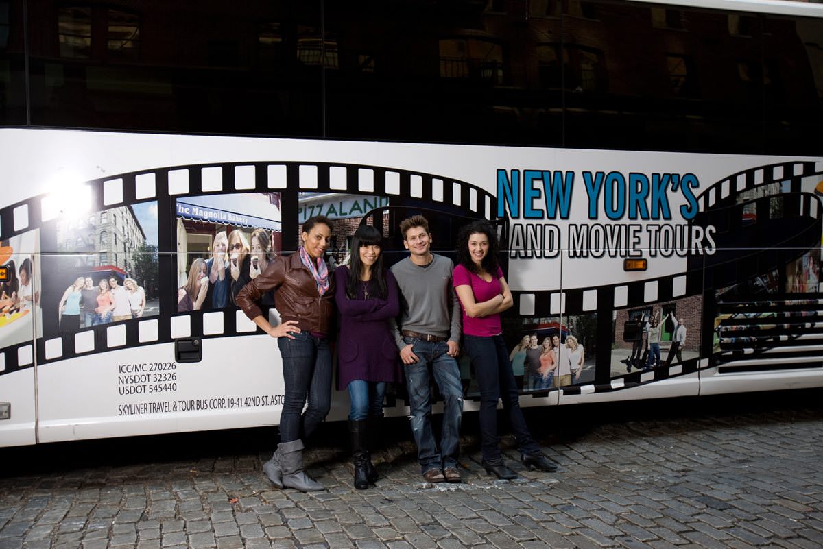 On Location Tour Bus in New York City