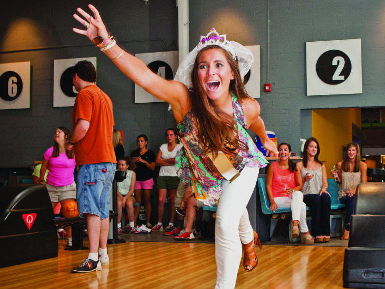 The Alley in Charleston is perfect for groups looking for some fun. 