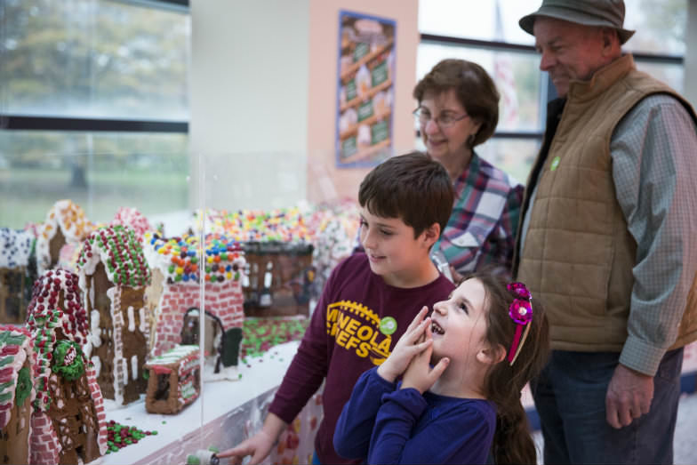 Gingerbread Lane at the New York Hall of Science