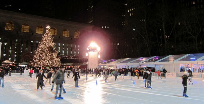 cool skating rinks:  Bryant Park 