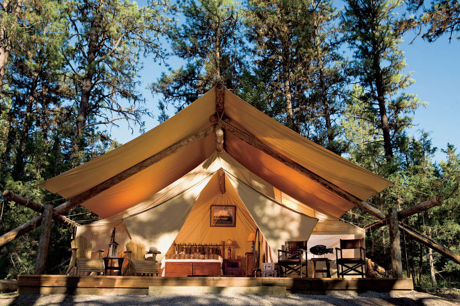 Luxury Camp at Paws Up Ranch