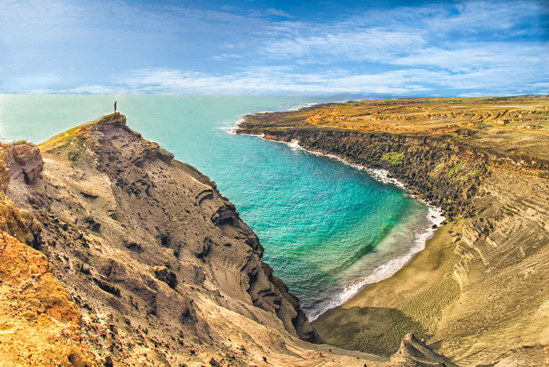 Beautiful panorama in the Island of Hawaii