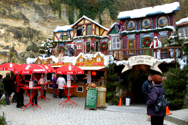 The Valkenburg Christmas market in The Netherlands