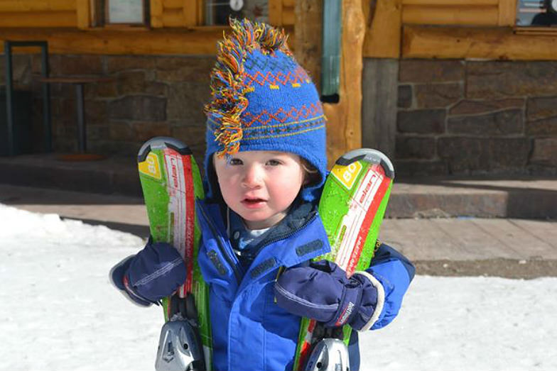 Kid at Snowy Range