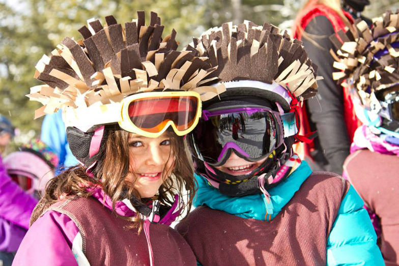 Young skiers at Jackson Hole