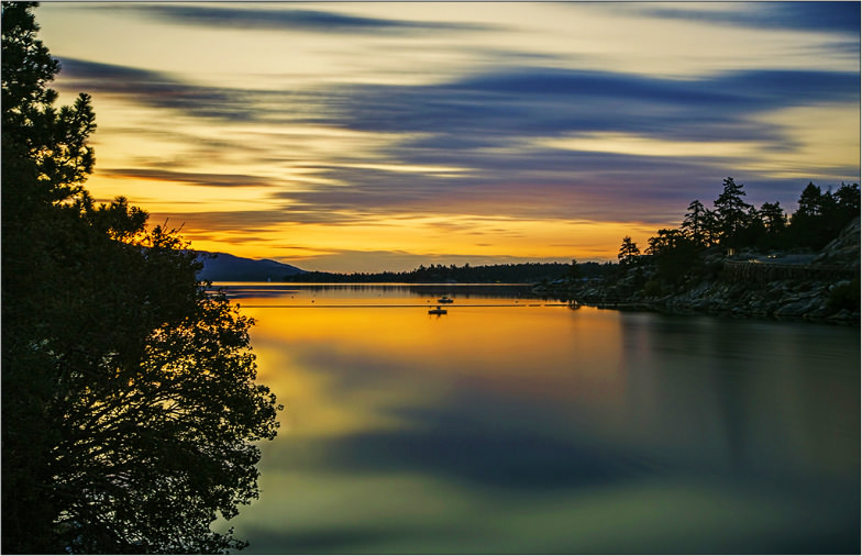 Dawn at Big Bear Lake, CA