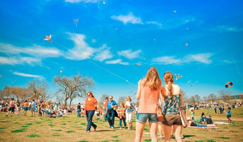 Zilker Kite Festival in Austin, Texas