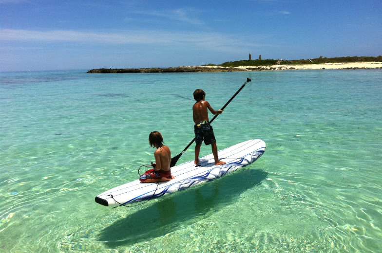 Kids Paddle Boarding