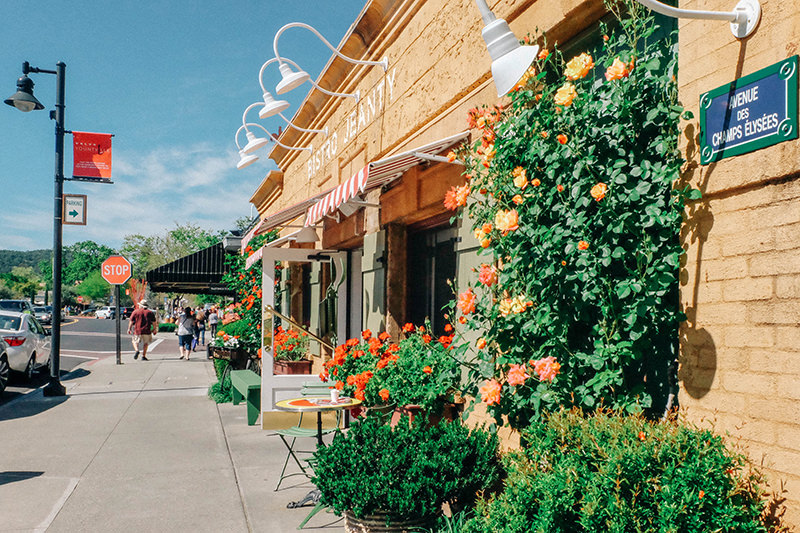 Idyllic Yountville, California