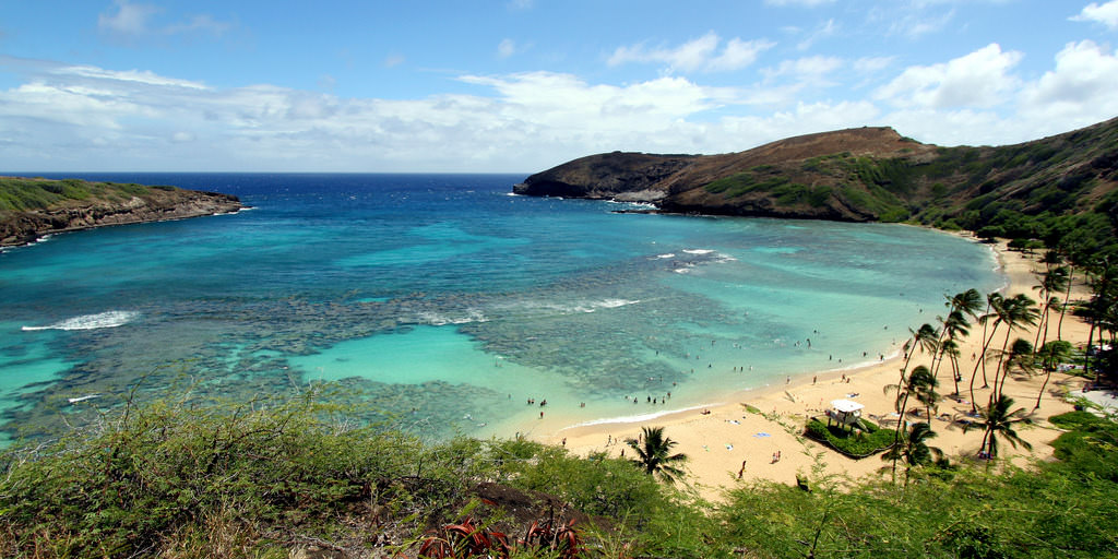 Hanauma Bay in Hawaii