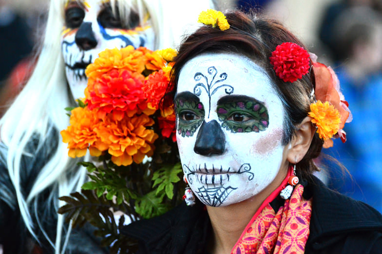 Day of the Dead Marigold Parade in Albuquerque, NM