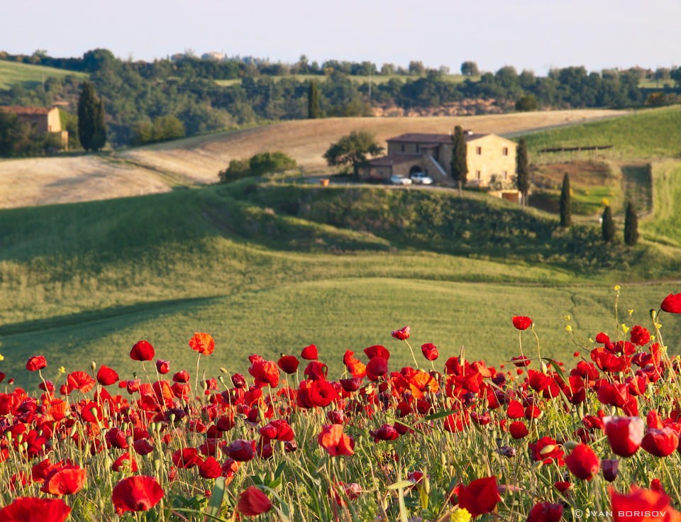 Tuscany countryside in Italy