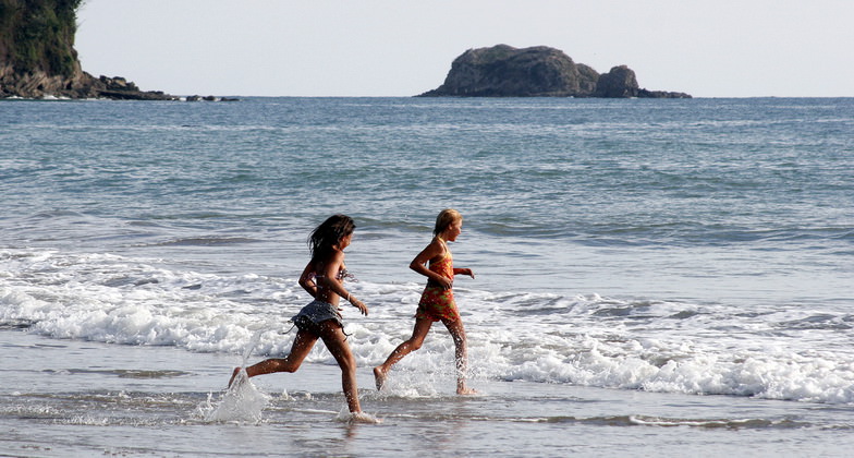 kids at beach