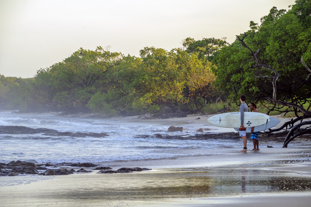 Playa Avellanas is a surfers' haven. 