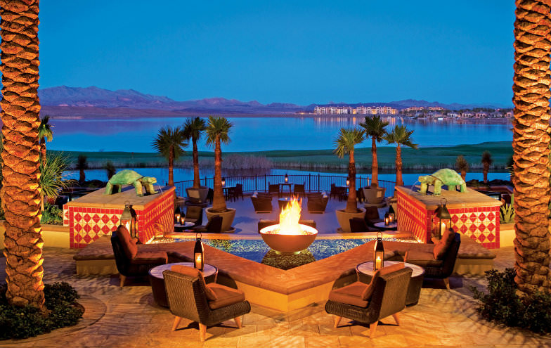 Vegas sunset at Westin Lake Las Vegas